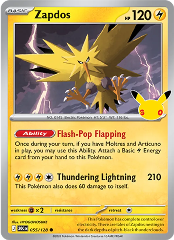 Zapdos (30C 055/128)