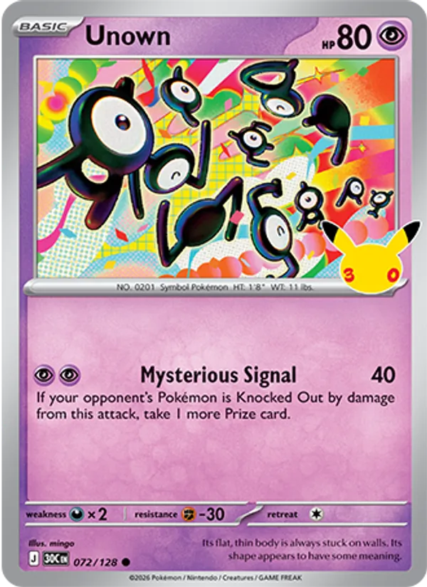 Unown (30C 072/128)