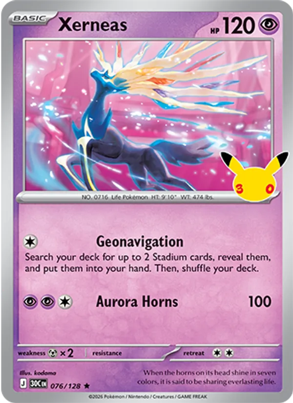 Xerneas (30C 076/128)