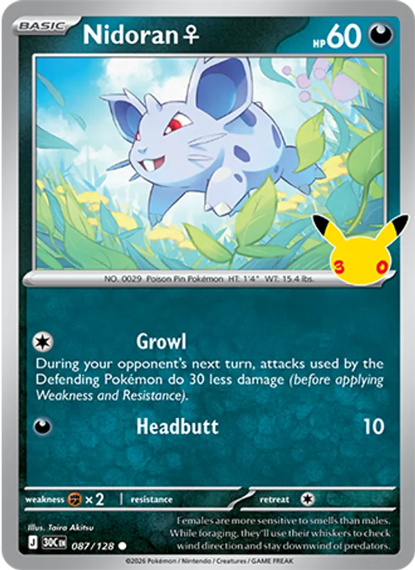 Nidoran♀ (30C 087/128)