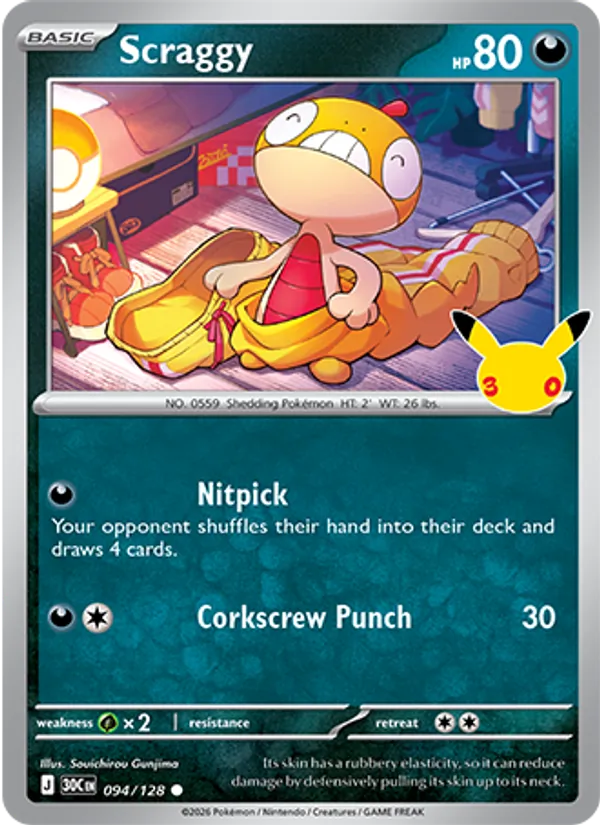 Scraggy (30C 094/128)
