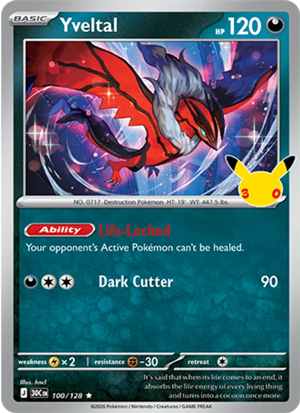 Yveltal (30C 100/128)