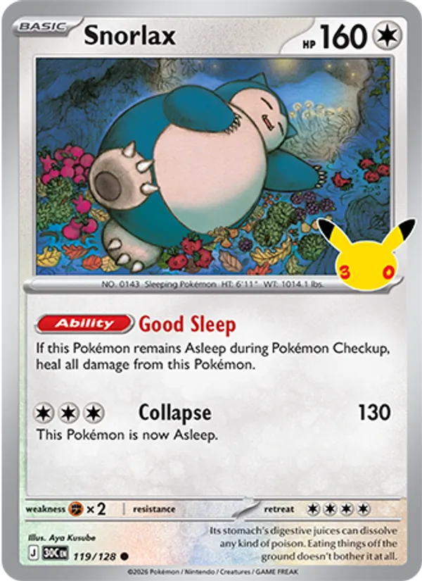 Snorlax (30C 119/128)