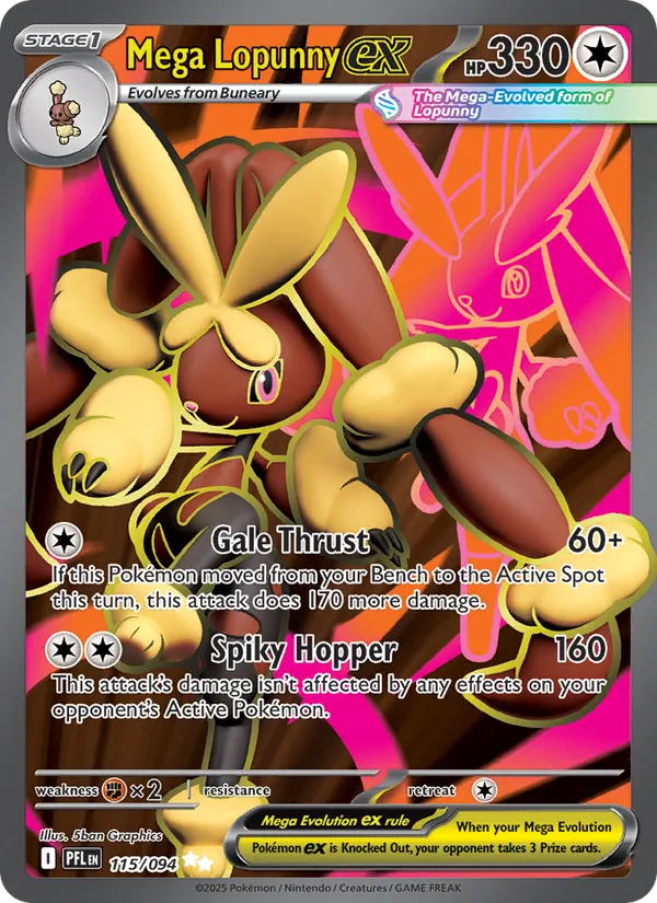 Mega Lopunny EX (PFL 115/94)