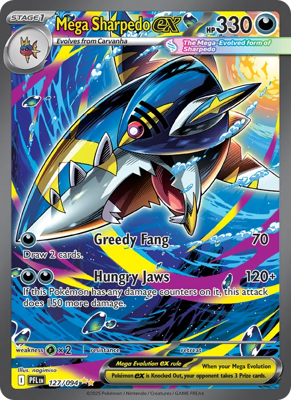 Mega Sharpedo EX (PFL 127/94)