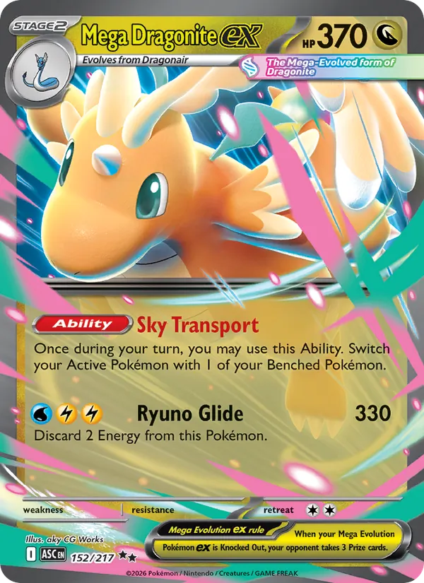 Mega Dragonite EX (ASC 152/217)