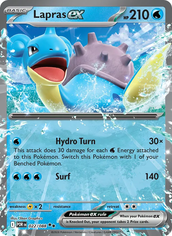 Lapras EX (POR 022/88)