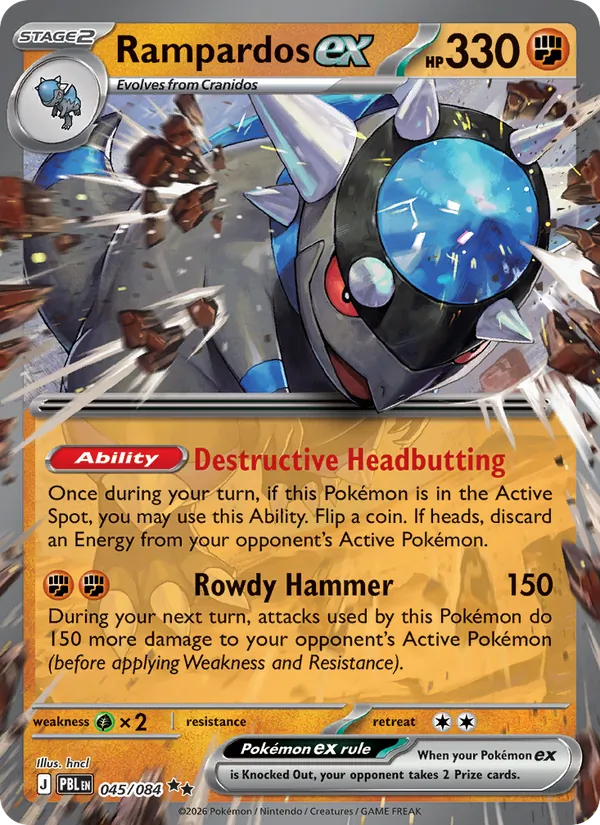 Rampardos EX (PBL 045/84)