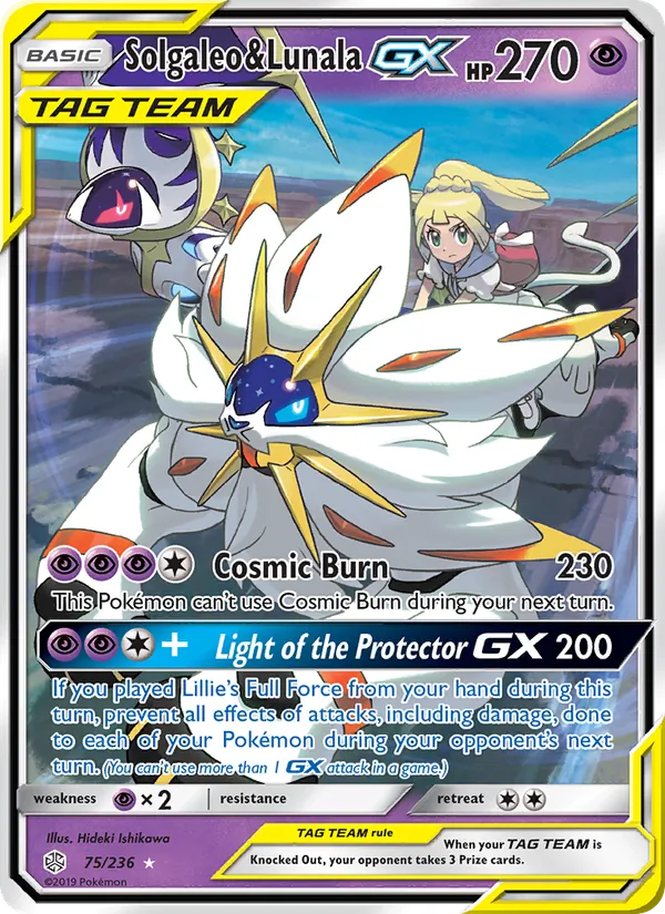 Solgaleo & Lunala GX (CEC 75/236)