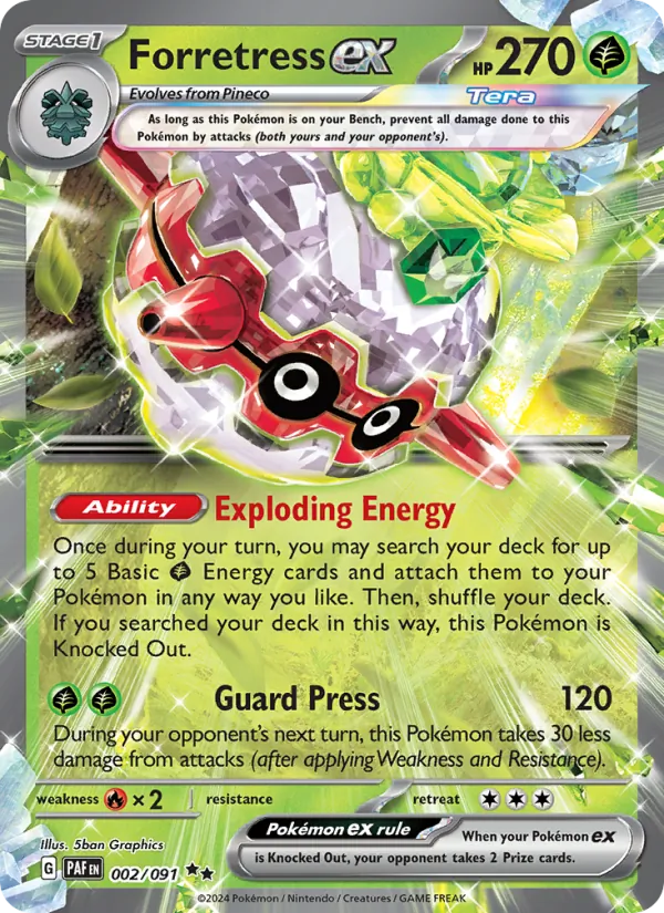Forretress EX (PAF 002/91)