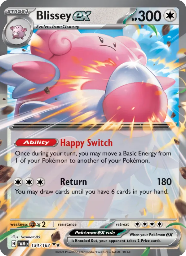 Blissey EX (TWM 134/167)