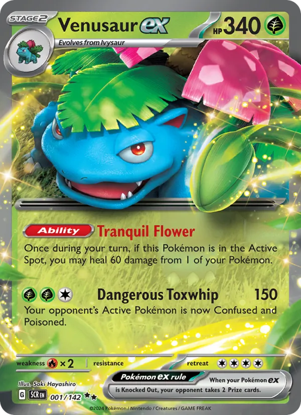 Venusaur EX (SCR 001/142)