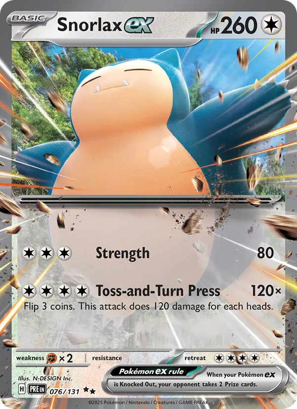 Snorlax EX (PRE 076/131)