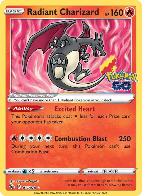Radiant Charizard (PGO 011/78)