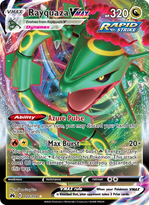 Rayquaza VMAX (CRZ 102/159)