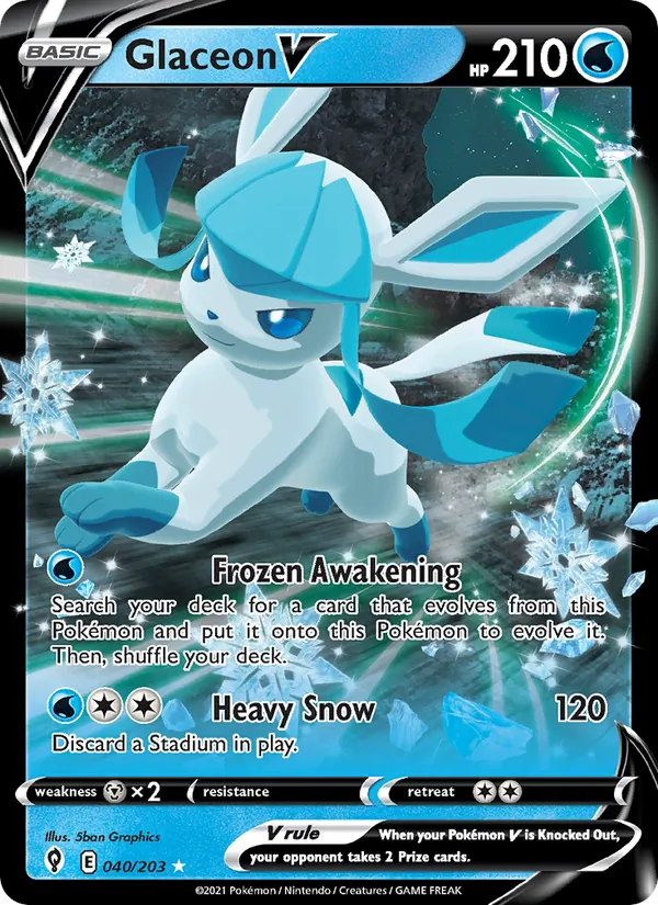 Glaceon V (EVS 40/203)