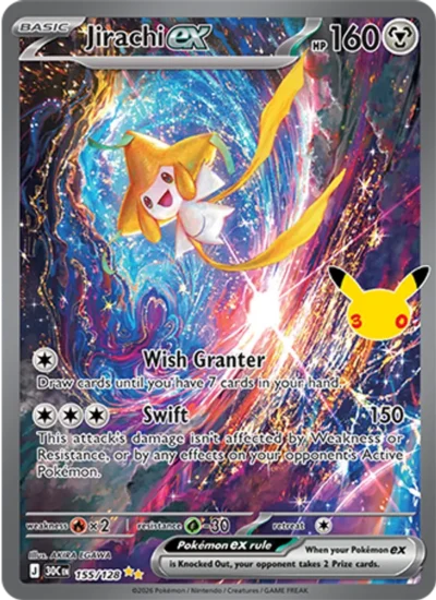 Jirachi ex (30th Celebration 155)