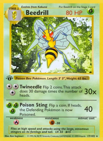 Beedrill (Base Set 17)