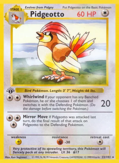 Pidgeotto (Base Set 22)