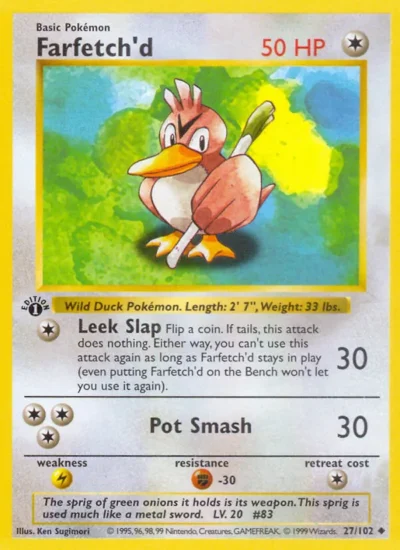 Farfetch'd (Base Set 27)