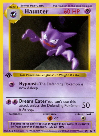 Haunter (Base Set 29)