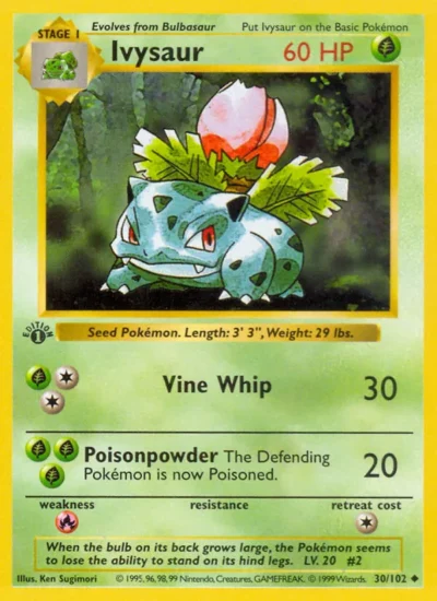 Ivysaur (Base Set 30)