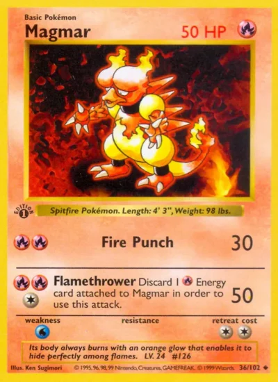 Magmar (Base Set 36)