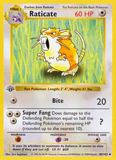 Raticate (Base Set 40)
