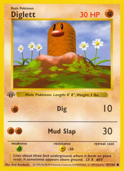 Diglett (Base Set 47)