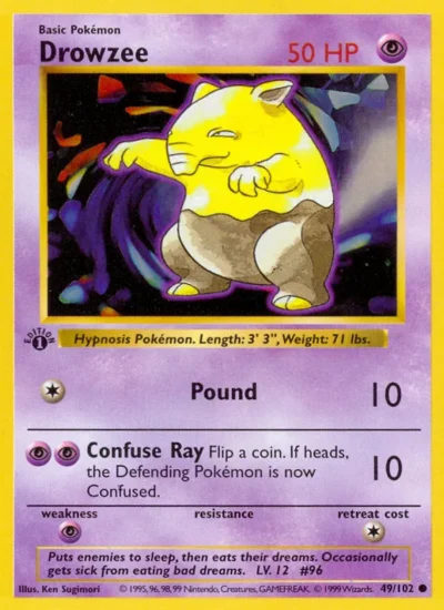Drowzee (Base Set 49)