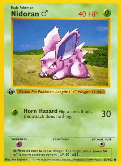 Nidoran♂ (Base Set 55)