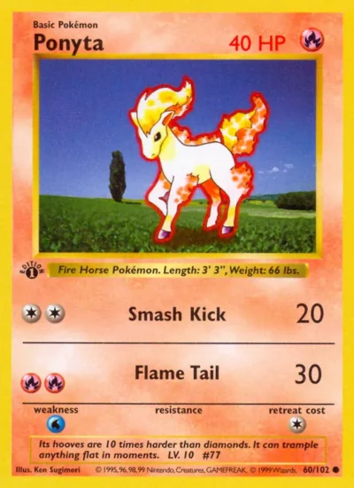 Ponyta (Base Set 60)