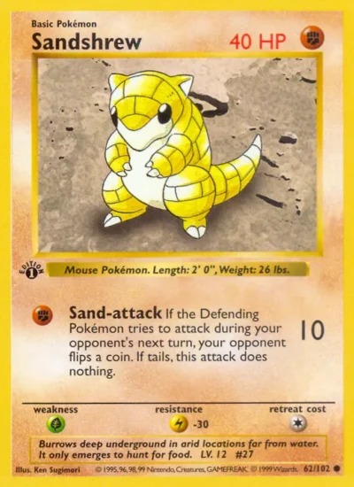 Sandshrew (Base Set 62)