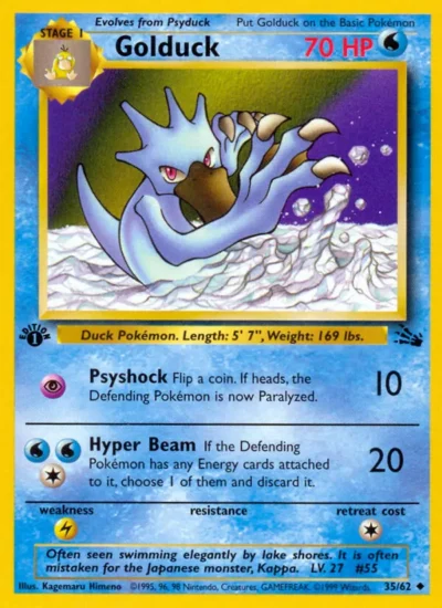 Golduck (Fossil 35)
