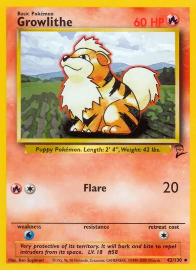 Growlithe (Base Set 2 42)