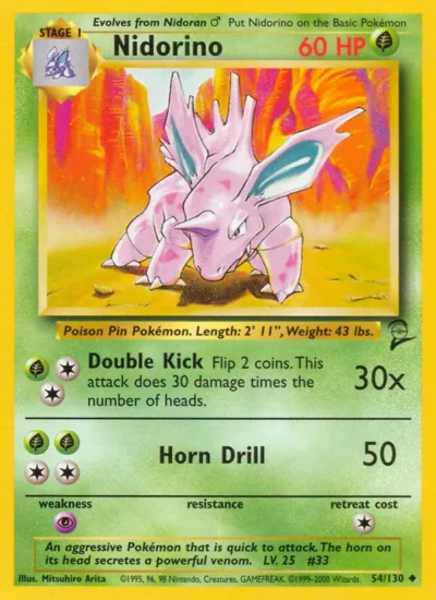 Nidorino (Base Set 2 54)