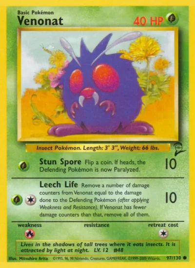 Venonat (Base Set 2 97)