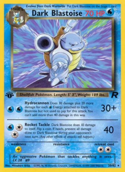 Dark Blastoise (Team Rocket 20)