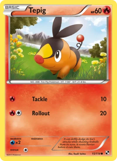 Tepig (Black & White 15)