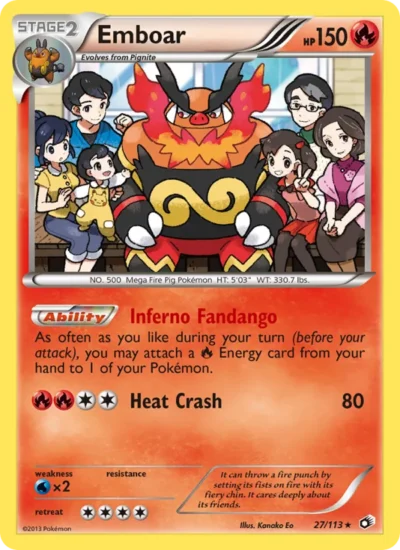 Emboar (Legendary Treasures 27)