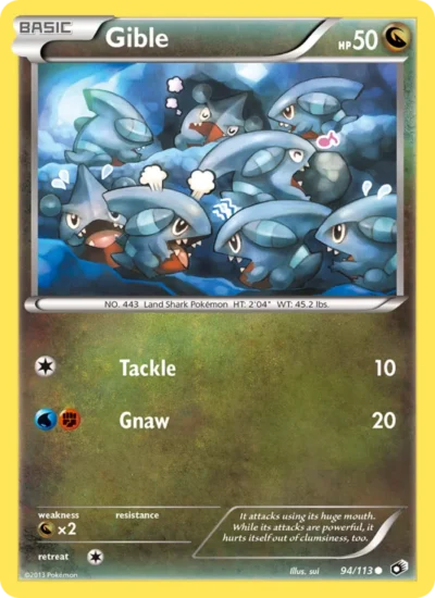 Gible (Legendary Treasures 94)