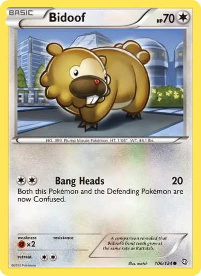 Bidoof (Dragons Exalted 106)