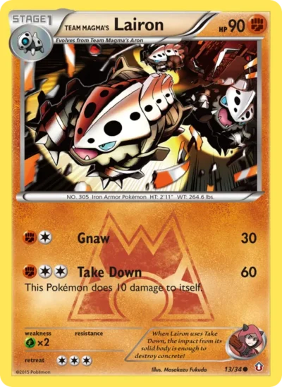 Team Magma's Lairon (Double Crisis 13)