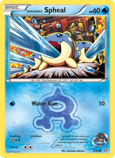 Team Aqua's Spheal (Double Crisis 3)
