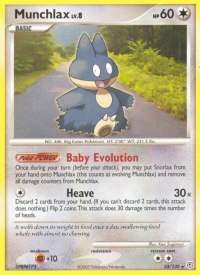 Munchlax (Diamond & Pearl 33)