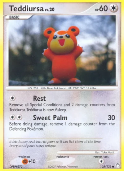 Teddiursa (Mysterious Treasures 105)