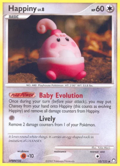 Happiny (Mysterious Treasures 52)