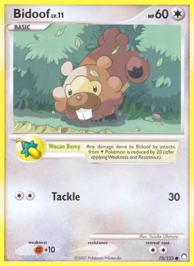 Bidoof (Mysterious Treasures 73)