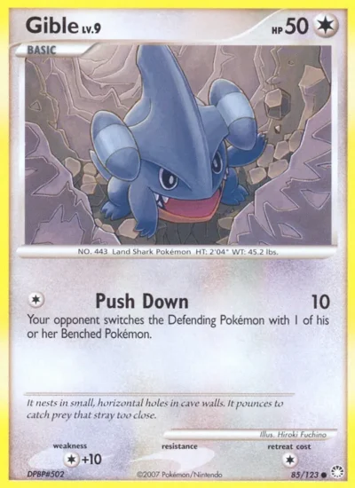 Gible (Mysterious Treasures 85)