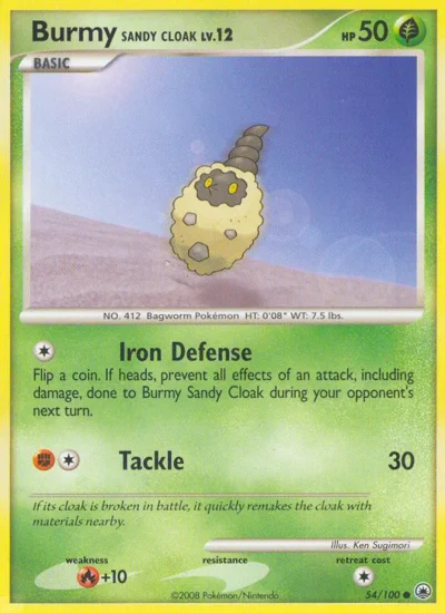 Burmy Sandy Cloak (Majestic Dawn 54)